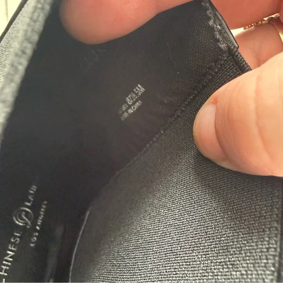 Chinese Laundry Leather Black Pointed Toe Kitten Heel Ankle Boots Quite Luxury - Picture 5 of 5